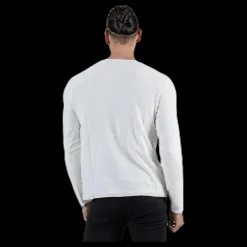 Hot Jack & Jones Slub Knit Crew Neck Sts White Vit