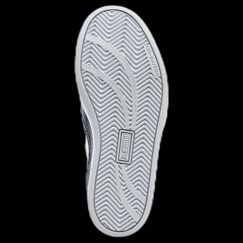 Puma Smash Fun L V Kids White/Black Vit och Svart