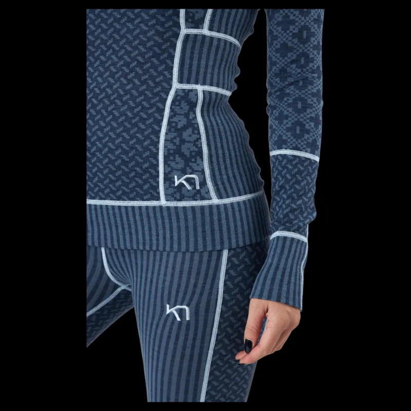 Outlet Kari Traa Smekker Long Sleeve Marin Blå