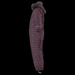Best Name It Snow08 Suit Mini Flower Blue Blå