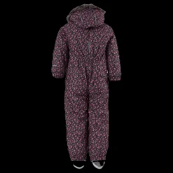 Best Name It Snow08 Suit Mini Flower Blue Blå