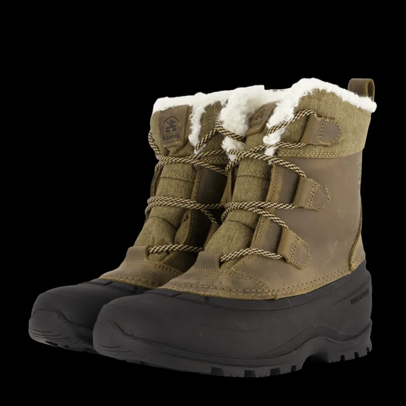 Kamik Snowgem Lo Fossil Brun Hot