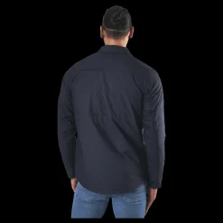 Salomon Snowshelter Insulated Shirt Blue Blå Outlet