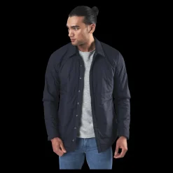 Salomon Snowshelter Insulated Shirt Blue Blå Outlet