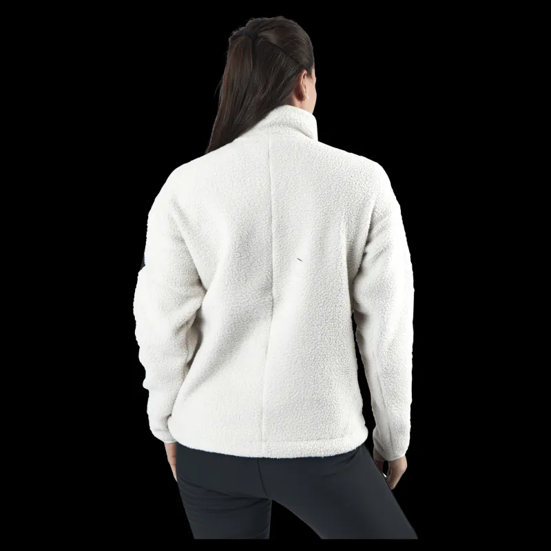 Salomon Snowshelter Teddy Half Zip White Vit New