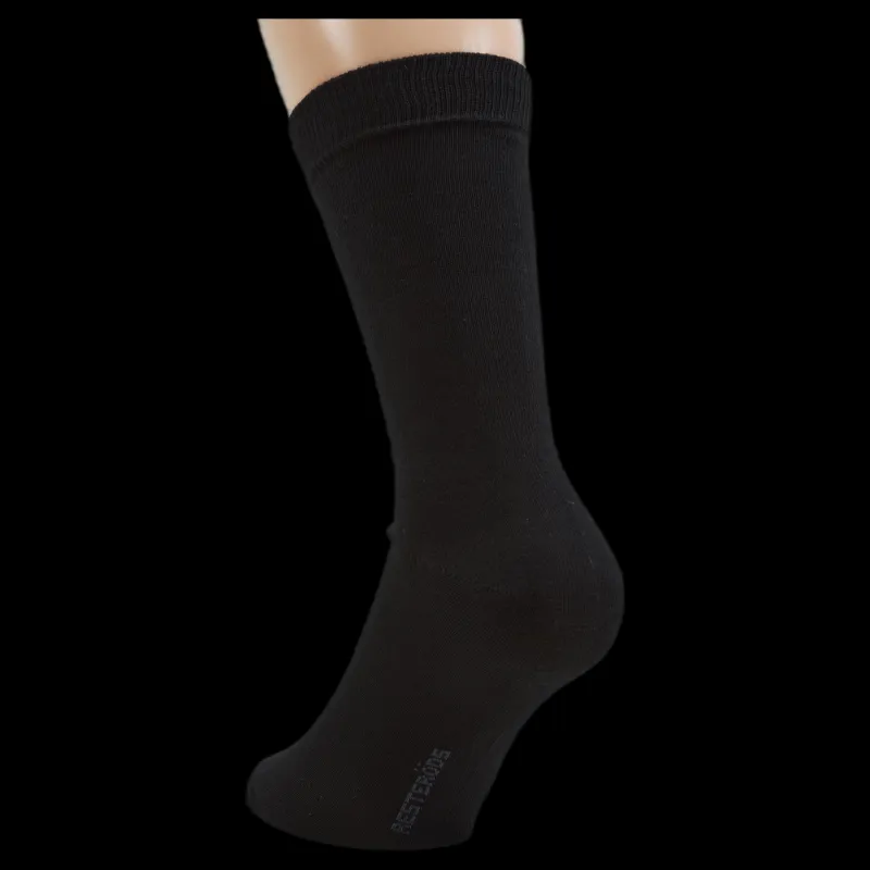 Resteröds Socks Organic Cotton 5-pack Black Svart Best