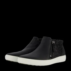 Clearance ECCO Soft 7 Black/black Grå och Svart