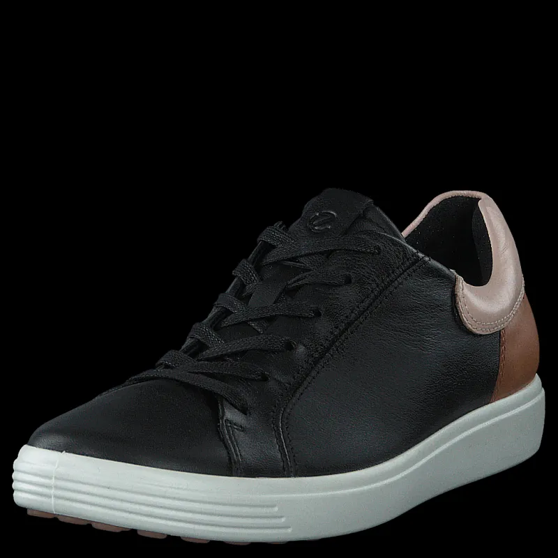 ECCO Soft 7 W Black/rose Dust/lion Svart Clearance