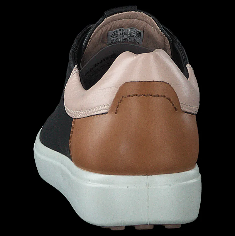 ECCO Soft 7 W Black/rose Dust/lion Svart Clearance