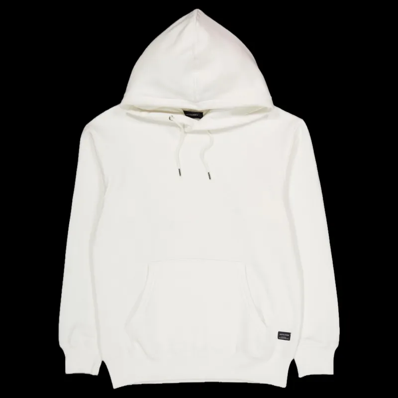 Jack & Jones Soft Sweat Hood White Vit Discount