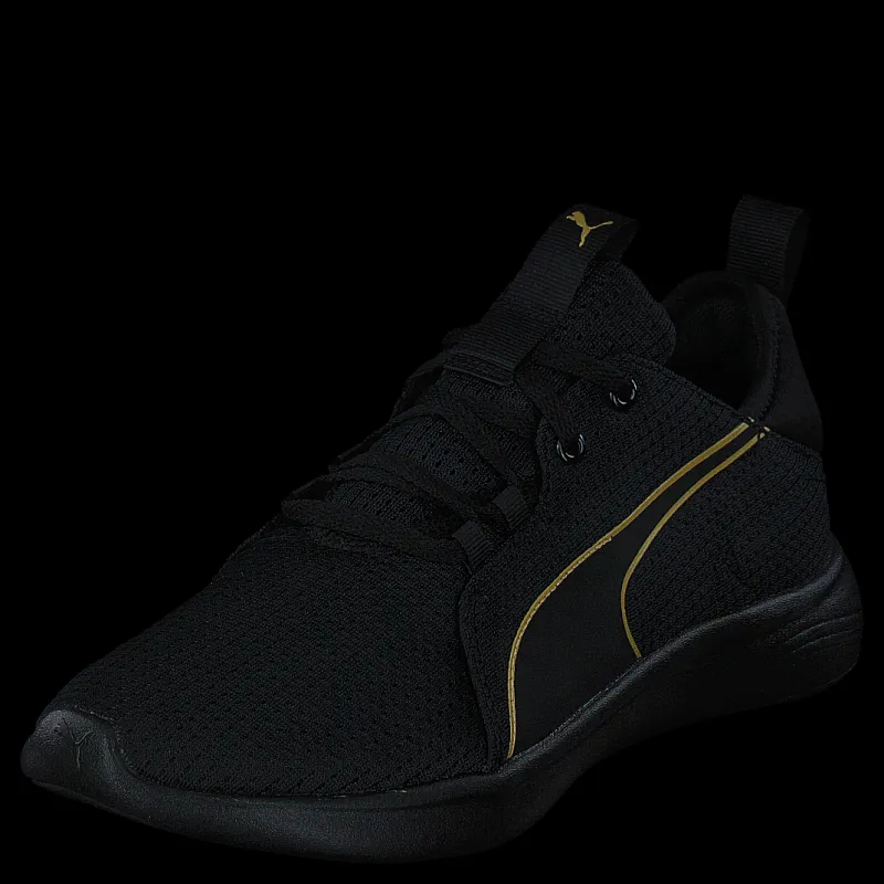 Puma Softride Vital Repel Wn's Black-teamgold Guld och Svart New