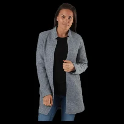Discount Only Soho Coatigan Light Grey Melange