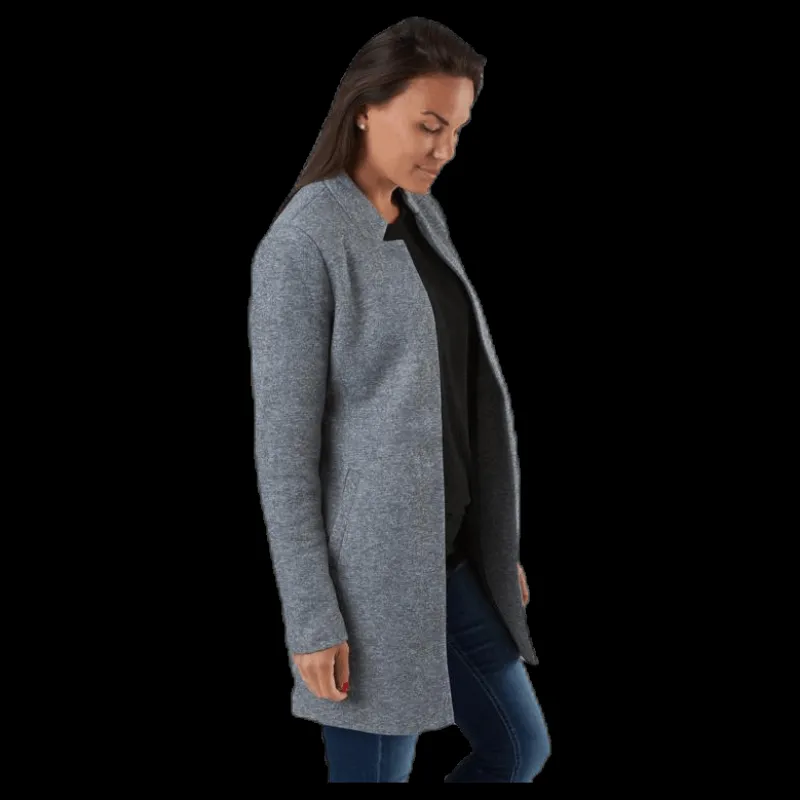 Discount Only Soho Coatigan Light Grey Melange