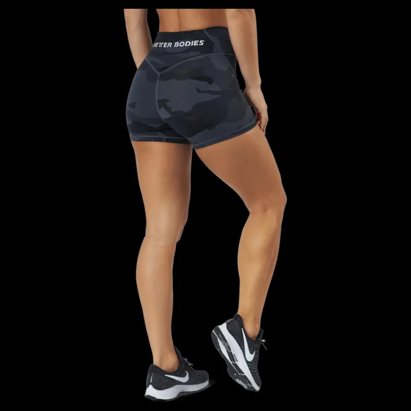 Better Bodies Soho Shorts Dark Camo Svart Outlet