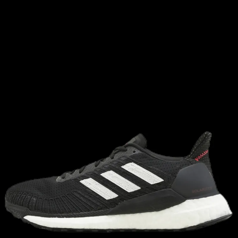 New adidas Solarboost 19 Shoes Core Black / Cloud White / Signal Pink / Coral Svart