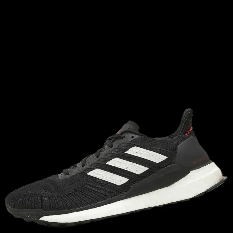 New adidas Solarboost 19 Shoes Core Black / Cloud White / Signal Pink / Coral Svart