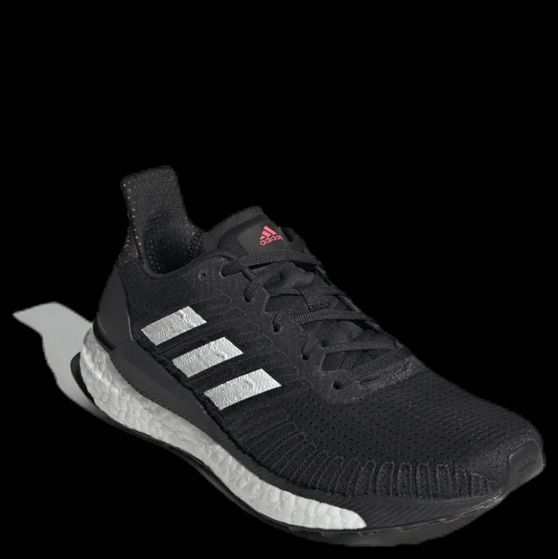 New adidas Solarboost 19 Shoes Core Black / Cloud White / Signal Pink / Coral Svart