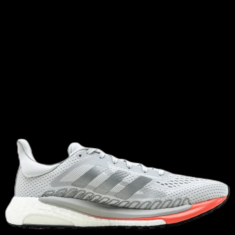 adidas SolarGlide 3 Shoes Dash Grey / Silver Metallic / Signal Pink / Coral Grå Hot