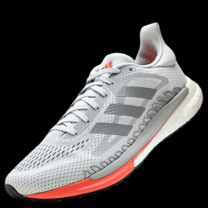 adidas SolarGlide 3 Shoes Dash Grey / Silver Metallic / Signal Pink / Coral Grå Hot