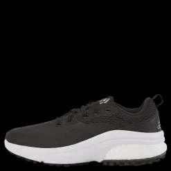 adidas Solarmotion Spikeless Golf Shoes Core Black / Cloud White / Pulse Lime Svart Discount