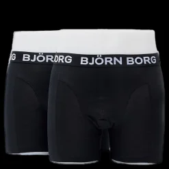 Outlet Björn Borg Solid Shorts 2-Pack Svart