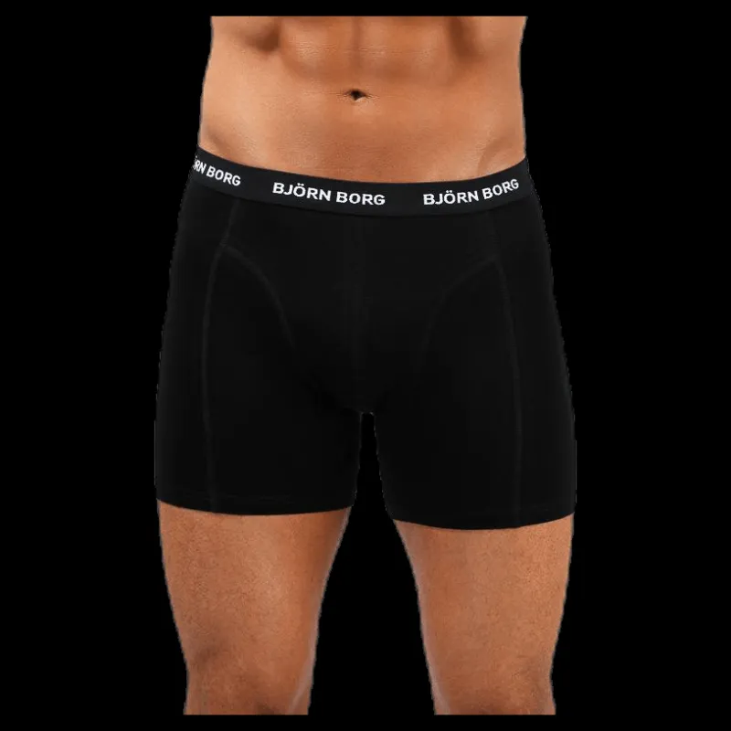 Björn Borg Solid Shorts 5-Pack Black Svart Online