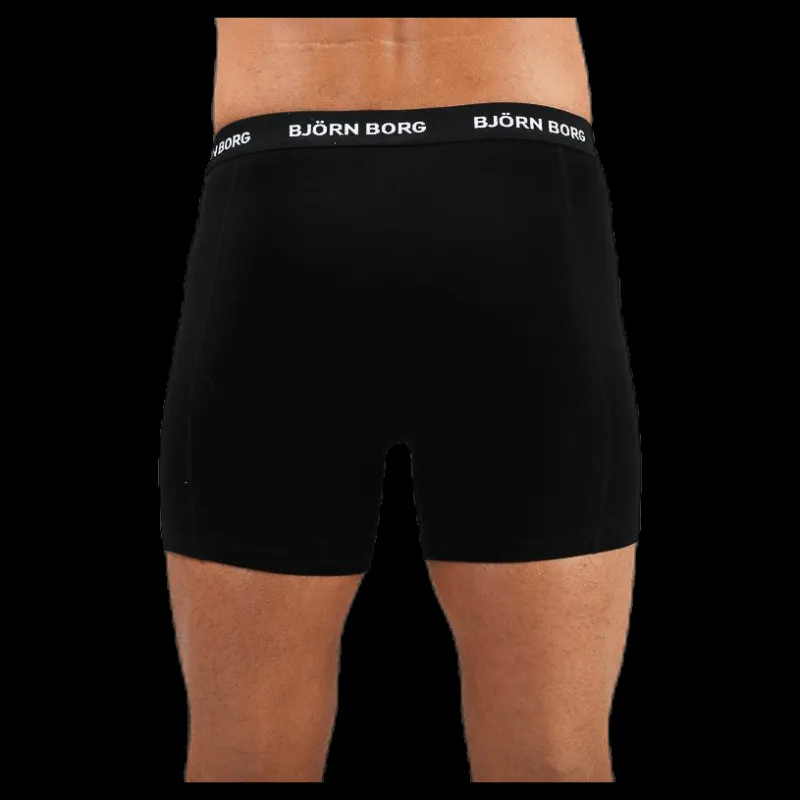 Björn Borg Solid Shorts 5-Pack Black Svart Online