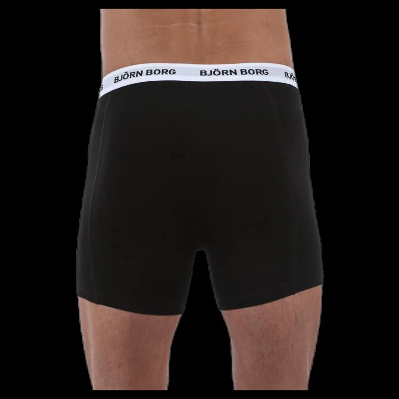 Björn Borg Solid Shorts 5-Pack Black Svart Online