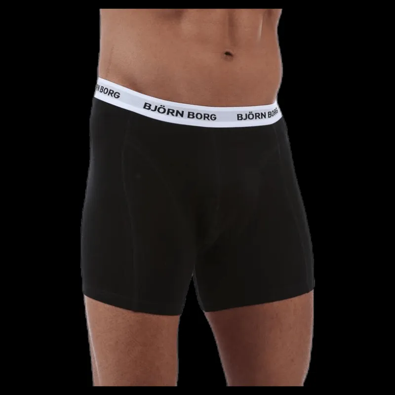 Björn Borg Solid Shorts 5-Pack Black Svart Online