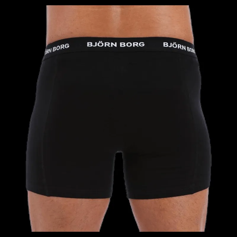 Björn Borg Solid Shorts 3-Pack Black Svart