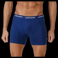 Björn Borg Solid Shorts 3-Pack Blue Blå Online