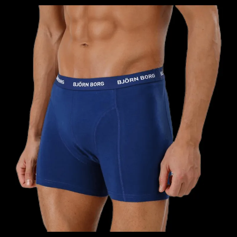 Björn Borg Solid Shorts 3-Pack Blue Blå Online