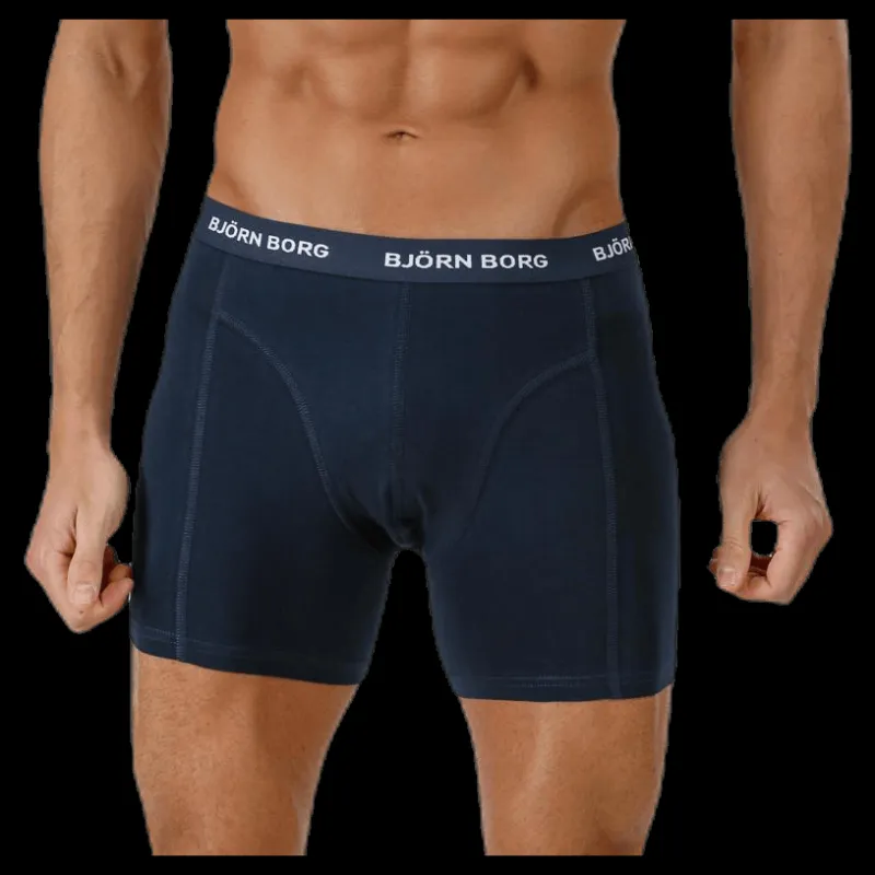 Björn Borg Solid Shorts 3-Pack Blue Blå Online