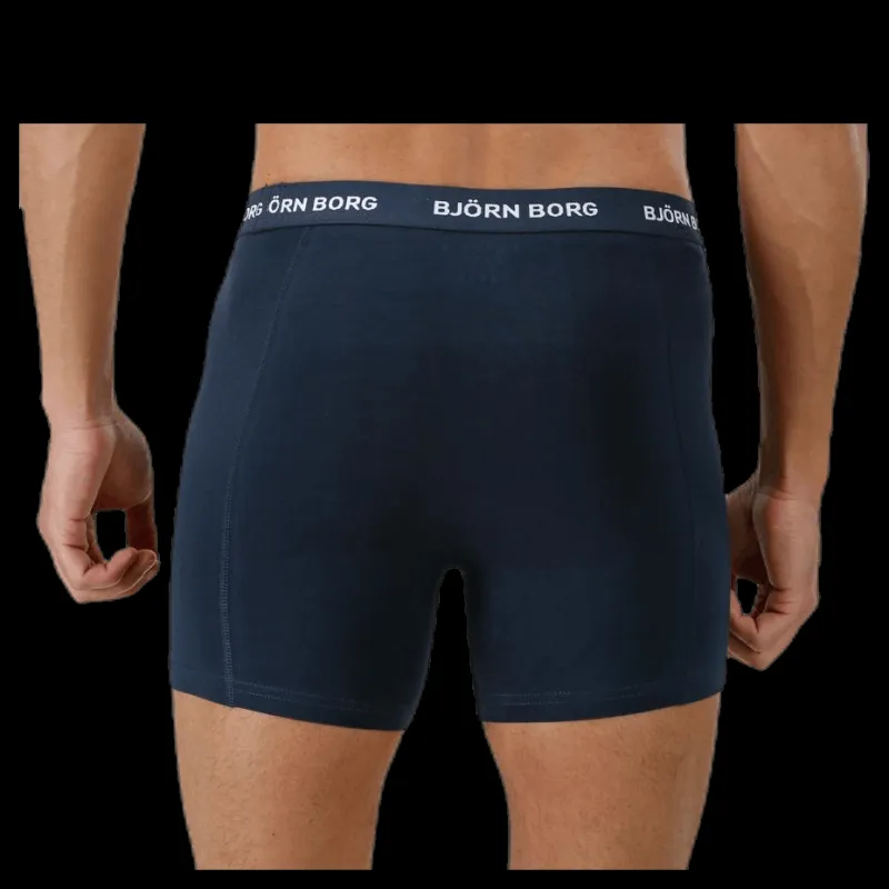 Björn Borg Solid Shorts 3-Pack Blue Blå Online