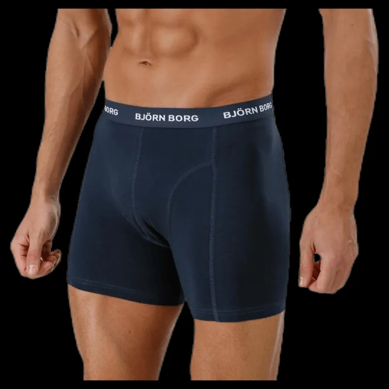 Björn Borg Solid Shorts 3-Pack Blue Blå Online