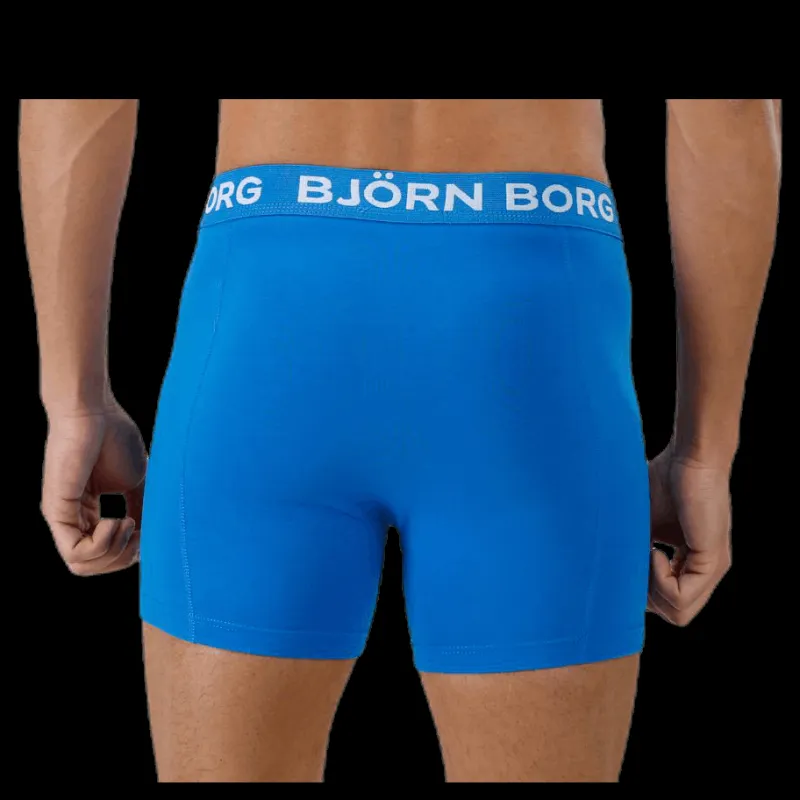 Discount Björn Borg Solid Shorts 2-Pack Blue Blå