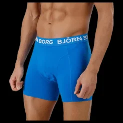 Discount Björn Borg Solid Shorts 2-Pack Blue Blå