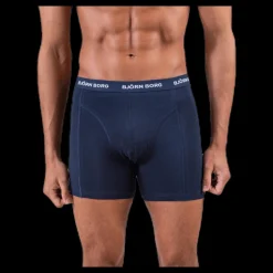 Björn Borg Solid Shorts 5-Pack Blue/Patterned Blå och Mönstrad Sale