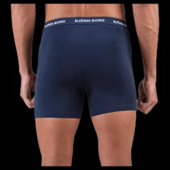 Björn Borg Solid Shorts 5-Pack Blue/Patterned Blå och Mönstrad Sale