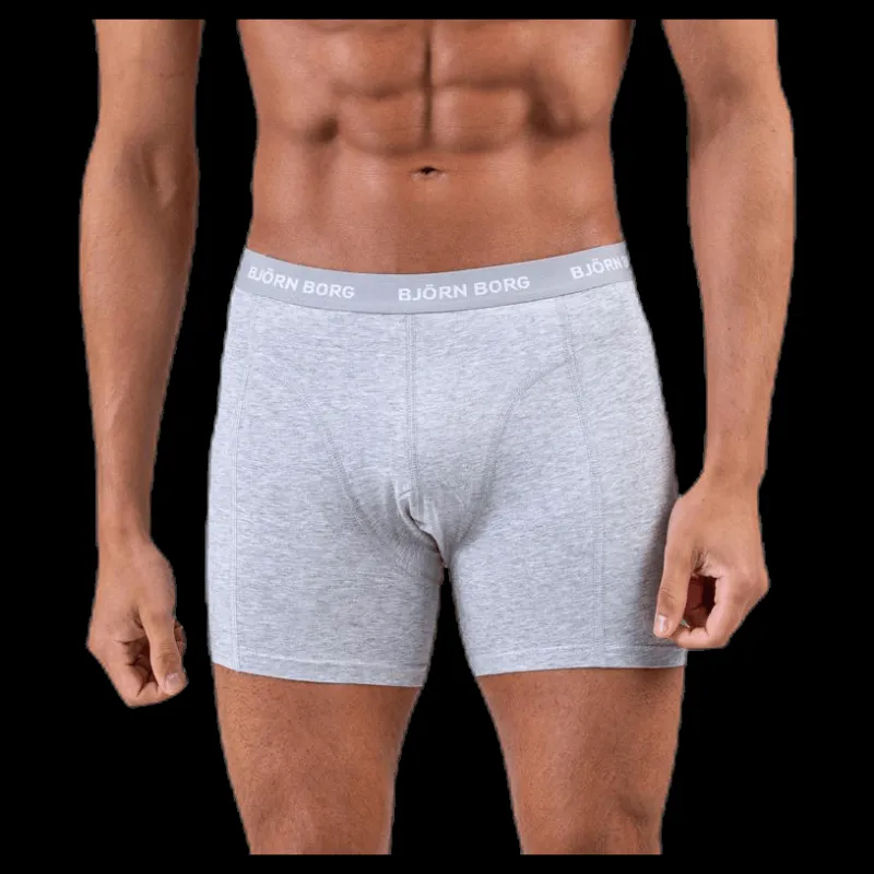 Björn Borg Solid Shorts 5-Pack Blue/Patterned Blå och Mönstrad Sale
