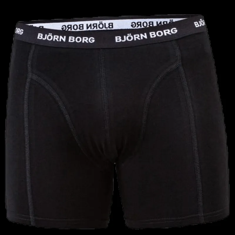 Björn Borg Solid Shorts 5-Pack Blue/Patterned Blå och Mönstrad Sale