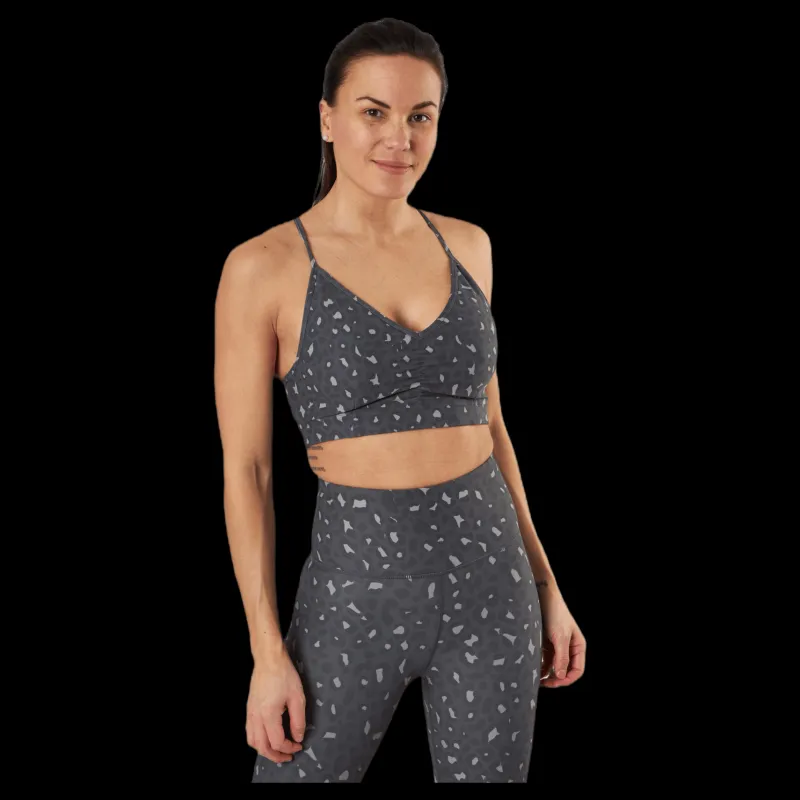 New BLACC Soul Ruched Bra Patterned/Grey Mönstrad och Grå