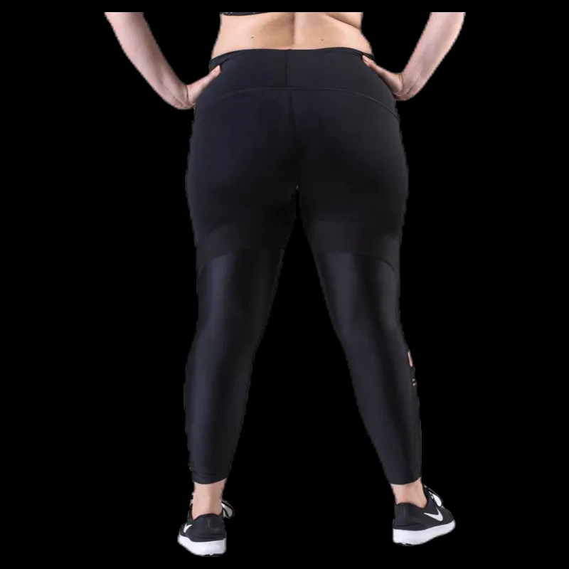 Nike Speed 7/8 Glam Tight Black/Gold Svart Outlet
