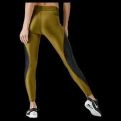 Sale Nike Speed Metallic 7/8 Tight Black/Green Svart och Grön