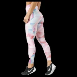 Sale Nike Speed Printed Tight 7/8 Pink/White Rosa