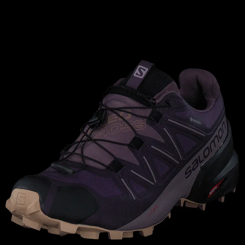 Salomon Speedcross 5 Gtx W Mysterioso/quail/sirocco Blå Discount