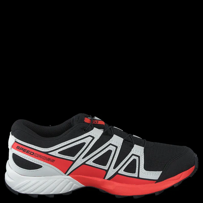 Salomon Speedcross Cswp J Black/lunar Rock/cherry To Svart Outlet