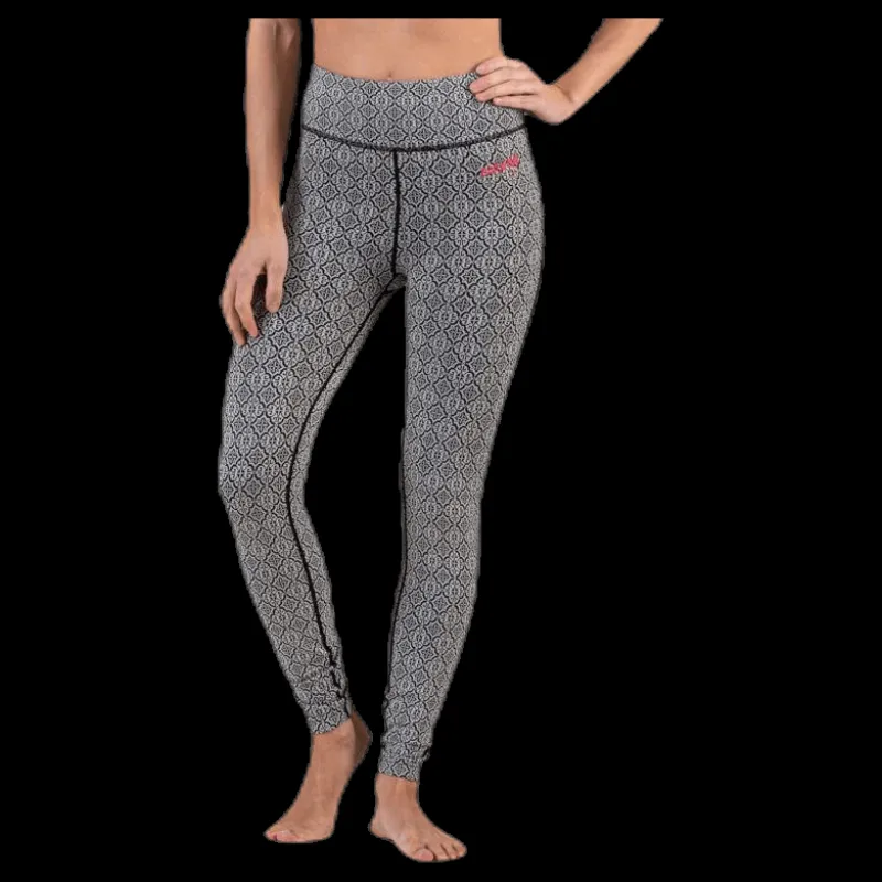 Outlet Odd Molly Spin To Win Mid Layer Tights White/Black Vit och Svart