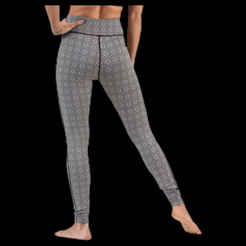 Outlet Odd Molly Spin To Win Mid Layer Tights White/Black Vit och Svart