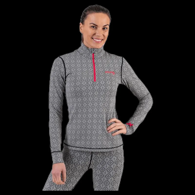 Online Odd Molly Spin To Win Mid Layer Top White/Black Vit och Svart
